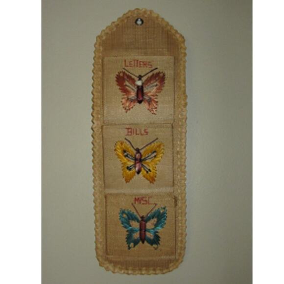 *MUST BUNDLE* Vintage Letter Bill Mail Organizer - Picture 2 of 5